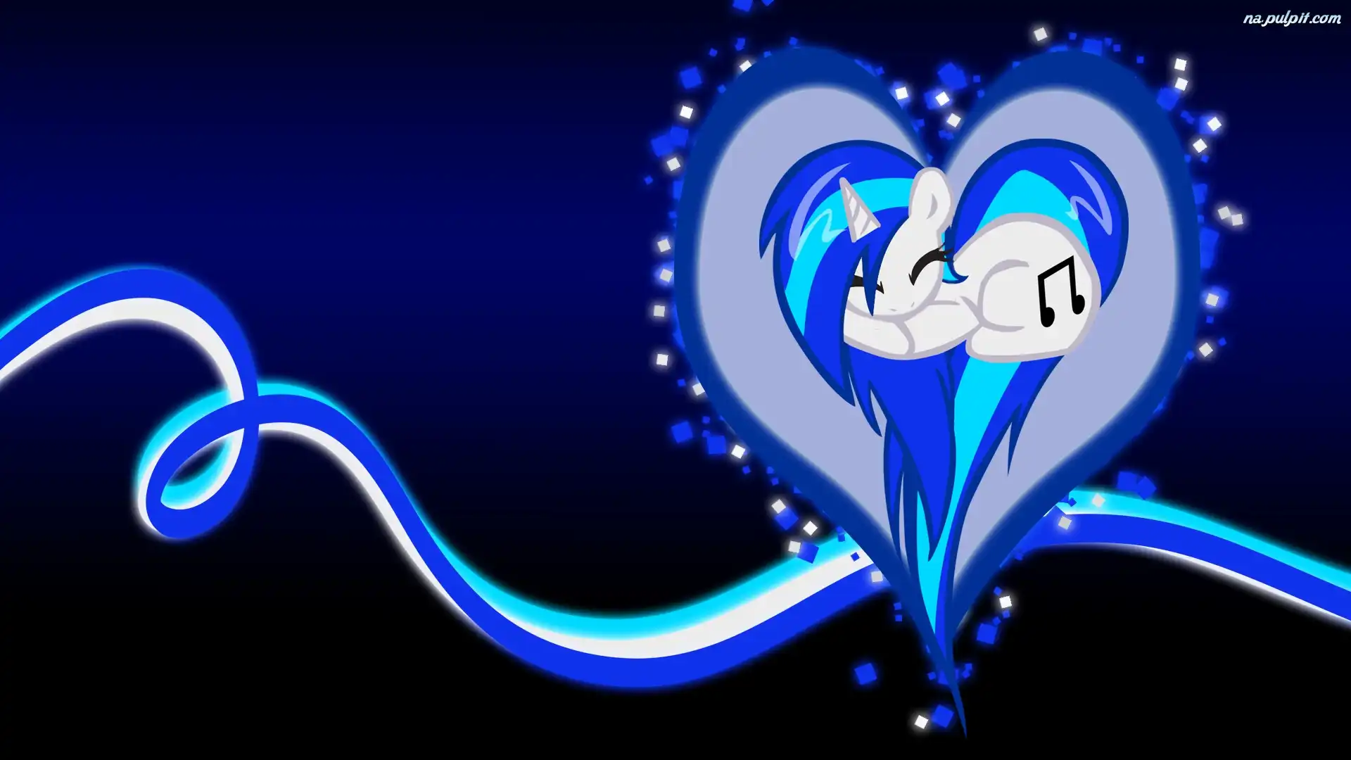 My Little Pony Przyjaźń To Magia, Vinyl Scratch Na Pulpit